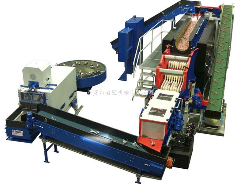 旋转连续通过式光饰机（全自动研磨机-研磨-清洗-烘干一体机