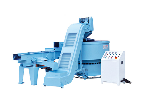 VBA-1000L自动上料出料振动研磨生产线