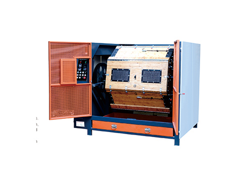 DHP环保型干式滚筒挂具抛光机